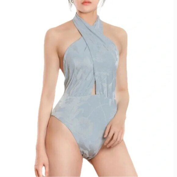 Wet Swimwear Carrie One-Piece in Soft Blue - M - Picture 3 of 11